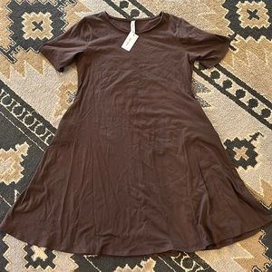 NWT Zenana Premium A line tshirt dress with pockets size XL